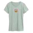 thumbnail image 1 of Star Wars - Grogu Heart - Women's Short Sleeve Graphic T-Shirt, 1 of 3