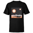 thumbnail image 1 of Star Wars Grogu Holiday Christmas Lights N-1 Starfighter - Short Sleeve T-Shirt for Kids - Customized-Black, 1 of 5