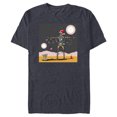 thumbnail image 1 of Star Wars Grogu IG-11 Droid Holiday Tatooine Christmas Tree - Short Sleeve Blended T-Shirt for Adults - Customized-Navy Heather, 1 of 5