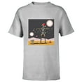 thumbnail image 1 of Star Wars Grogu IG-11 Droid Holiday Tatooine Christmas Tree - Short Sleeve T-Shirt for Kids - Customized-Athletic Heather, 1 of 5