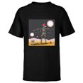 thumbnail image 1 of Star Wars Grogu IG-11 Droid Holiday Tatooine Christmas Tree - Short Sleeve T-Shirt for Kids - Customized-Black, 1 of 5