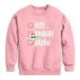 thumbnail image 1 of Star Wars - Grogu List - Youth Boys Crew Fleece Sweatshirt, 1 of 3
