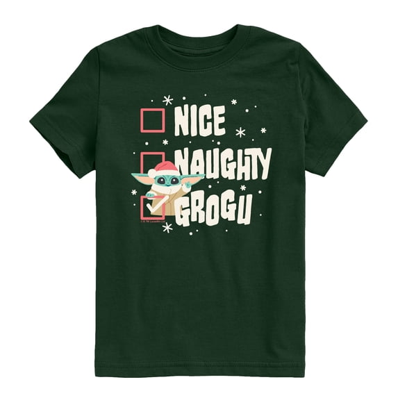 Star Wars - Grogu List Boys' Short Sleeve Graphic T-Shirt