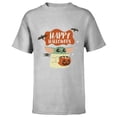 thumbnail image 1 of Star Wars Grogu Mandalorian Happy Halloween Trick or Treat - Short Sleeve T-Shirt for Kids - Customized-Athletic Heather, 1 of 5