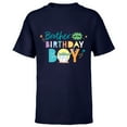 thumbnail image 1 of Star Wars Grogu Mandalorian Toon Brother of the Birthday Boy - Short Sleeve T-Shirt for Kids - Customized-Navy, 1 of 5