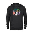 thumbnail image 1 of Star Wars Grogu Mandalorian Toon Dad of the Birthday Kid - Pullover Hoodie for Adults - Customized-Black, 1 of 5