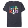 thumbnail image 1 of Star Wars Grogu Mandalorian Toon Dad of the Birthday Kid - Short Sleeve Blended T-Shirt for Adults - Customized-Denim Snow Heather, 1 of 5
