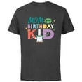 thumbnail image 1 of Star Wars Grogu Mandalorian Toon Mom of the Birthday Kid - Short Sleeve Cotton T-Shirt for Adults - Customized-Charcoal, 1 of 5