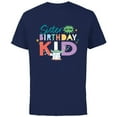 thumbnail image 1 of Star Wars Grogu Mandalorian Toon Sister of the Birthday Kid - Short Sleeve Cotton T-Shirt for Adults - Customized-Navy, 1 of 5