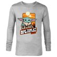 thumbnail image 1 of Star Wars Grogu May The 4th Be With You 2022 - Long Sleeve T-Shirt for Men - Customized-Athletic Heather, 1 of 5
