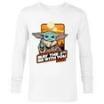 thumbnail image 1 of Star Wars Grogu May The 4th Be With You 2022 - Long Sleeve T-Shirt for Men - Customized-White, 1 of 5
