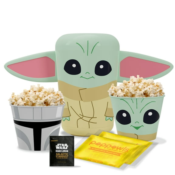 Star Wars Grogu Poppowls Kit; At-Home Movie Theater Popcorn Kit; All-Ages; The Mandalorian And Grogu