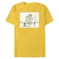thumbnail image 1 of Star Wars Grogu R5-D4 Droid Holiday Tatooine Christmas Tree - Short Sleeve Blended T-Shirt for Adults - Customized-Yellow, 1 of 5
