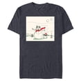 thumbnail image 1 of Star Wars Grogu R5-D4 Holiday Christmas Stormtrooper Snowman - Short Sleeve Blended T-Shirt for Adults - Customized-Navy Heather, 1 of 5