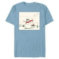 thumbnail image 1 of Star Wars Grogu R5-D4 Holiday Christmas Stormtrooper Snowman - Short Sleeve Blended T-Shirt for Adults - Customized-Ocean Blue, 1 of 5