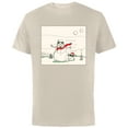 thumbnail image 1 of Star Wars Grogu R5-D4 Holiday Christmas Stormtrooper Snowman - Short Sleeve Cotton T-Shirt for Adults - Customized-Natural, 1 of 5