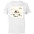 thumbnail image 1 of Star Wars Grogu R5-D4 Holiday Christmas Stormtrooper Snowman - Short Sleeve Cotton T-Shirt for Adults - Customized-White, 1 of 5