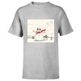 thumbnail image 1 of Star Wars Grogu R5-D4 Holiday Christmas Stormtrooper Snowman - Short Sleeve T-Shirt for Kids - Customized-Athletic Heather, 1 of 5