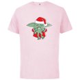 thumbnail image 1 of Star Wars Grogu Santa Costume with Holiday Christmas Cookie - Short Sleeve Cotton T-Shirt for Adults - Customized-Soft Pink, 1 of 5