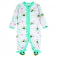 thumbnail image 1 of Star Wars Grogu Smiles All Over Print Infant Footed Pajamas-0-3 Months, 1 of 1