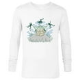 thumbnail image 1 of Star Wars Grogu Snack Time - Long Sleeve T-Shirt for Men - Customized-White, 1 of 5