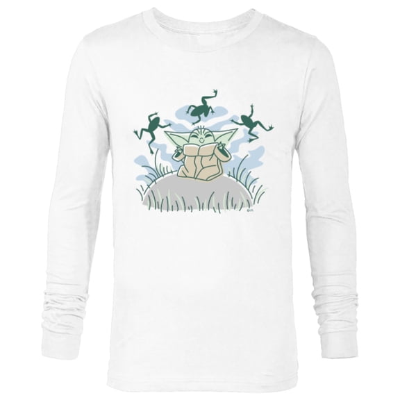 Star Wars Grogu Snack Time - Long Sleeve T-Shirt for Men - Customized-White