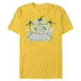 thumbnail image 1 of Star Wars Grogu Snack Time - Short Sleeve Blended T-Shirt for Adults - Customized-Yellow, 1 of 5