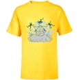 thumbnail image 1 of Star Wars Grogu Snack Time - Short Sleeve T-Shirt for Kids - Customized-Yellow, 1 of 5