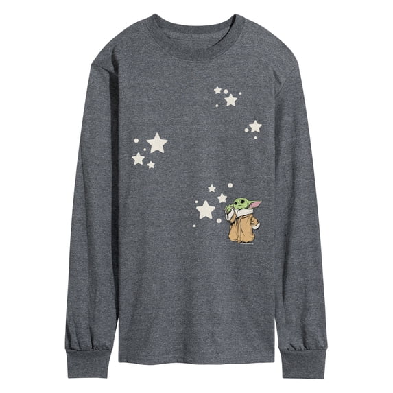 Star Wars - Grogu Stars Long Sleeve Graphic T-Shirt