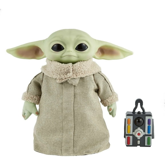 Star Wars Grogu, The Child, 12-in Plush RC Motion Toy, Based on The Mandalorian