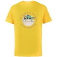 thumbnail image 1 of Star Wars Grogu The Force is Strong With This One - Short Sleeve Cotton T-Shirt for Adults - Customized-Yellow, 1 of 5