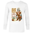 thumbnail image 1 of Star Wars Grogu The Mandalorian Halloween Big Treats - Long Sleeve T-Shirt for Men - Customized-White, 1 of 5