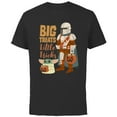 thumbnail image 1 of Star Wars Grogu The Mandalorian Halloween Big Treats - Short Sleeve Cotton T-Shirt for Adults - Customized-Black, 1 of 5