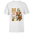 thumbnail image 1 of Star Wars Grogu The Mandalorian Halloween Big Treats - Short Sleeve T-Shirt for Kids - Customized-White, 1 of 5