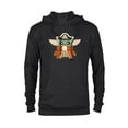 thumbnail image 1 of Star Wars Grogu The Mandalorian Halloween Pirate Costume - Pullover Hoodie for Adults - Customized-Black, 1 of 5