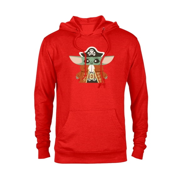 Star Wars Grogu The Mandalorian Halloween Pirate Costume - Pullover Hoodie for Adults - Customized-Red