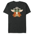 thumbnail image 1 of Star Wars Grogu The Mandalorian Halloween Pirate Costume - Short Sleeve Blended T-Shirt for Adults - Customized-Graphite Snow Heather, 1 of 5