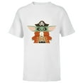 thumbnail image 1 of Star Wars Grogu The Mandalorian Halloween Pirate Costume - Short Sleeve T-Shirt for Kids - Customized-White, 1 of 5