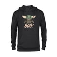 thumbnail image 1 of Star Wars Grogu The Mandalorian Halloween Skeleton Boo - Pullover Hoodie for Adults - Customized-Black, 1 of 5
