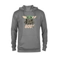 thumbnail image 1 of Star Wars Grogu The Mandalorian Halloween Skeleton Boo - Pullover Hoodie for Adults - Customized-Athletic Heather, 1 of 5