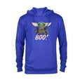 thumbnail image 1 of Star Wars Grogu The Mandalorian Halloween Skeleton Boo - Pullover Hoodie for Adults - Customized-Royal, 1 of 5