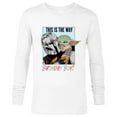 thumbnail image 1 of Star Wars Grogu The Mandalorian This is the Way Birthday Boy - Long Sleeve T-Shirt for Men - Customized-White, 1 of 5