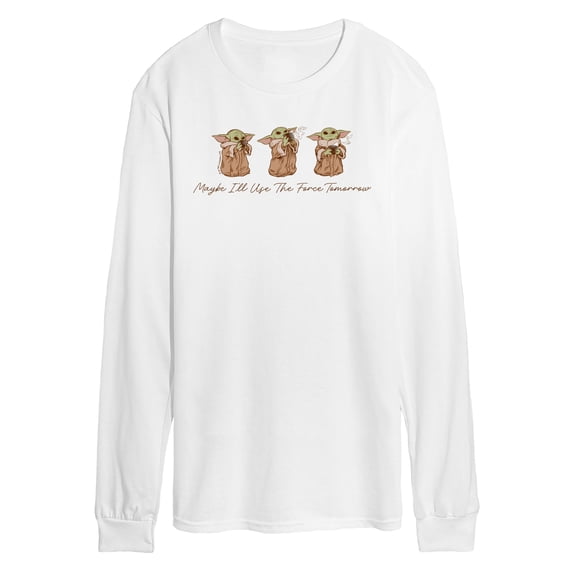 Star Wars - Grogu Use Force Tomorrow - Men's Long Sleeve Graphic T-Shirt