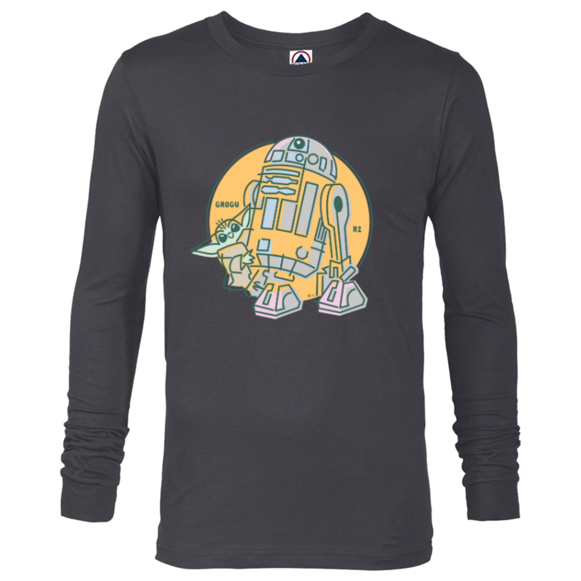 Star Wars Grogu and R2 D2 New Best Friends Long Sleeve T Shirt