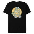 thumbnail image 1 of Star Wars Grogu and R2-D2 New Best Friends - Short Sleeve Blended T-Shirt for Adults - Customized-Black, 1 of 5