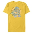 thumbnail image 1 of Star Wars Grogu and R2-D2 New Best Friends - Short Sleeve Blended T-Shirt for Adults - Customized-Yellow, 1 of 5