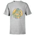 thumbnail image 1 of Star Wars Grogu and R2-D2 New Best Friends - Short Sleeve T-Shirt for Kids - Customized-Athletic Heather, 1 of 5