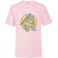 thumbnail image 1 of Star Wars Grogu and R2-D2 New Best Friends - Short Sleeve T-Shirt for Kids - Customized-Soft Pink, 1 of 5