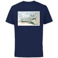 thumbnail image 1 of Star Wars Grogu and Rancor Nap Time - Short Sleeve Cotton T-Shirt for Adults - Customized-Navy, 1 of 5