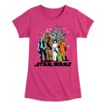 thumbnail image 1 of Star Wars - Luke and Friends Group - Toddler And Youth Girls Fitted Short Sleeve Tee, 1 of 4